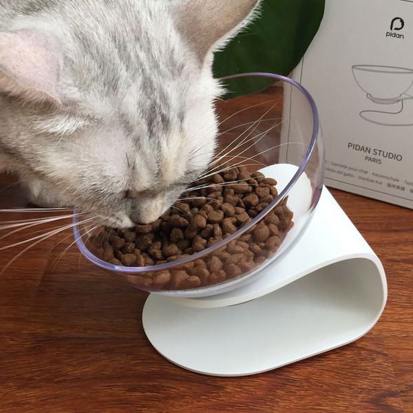 

2021 new inclined feed of pet cat dish based on the inclination for most cats w8md
