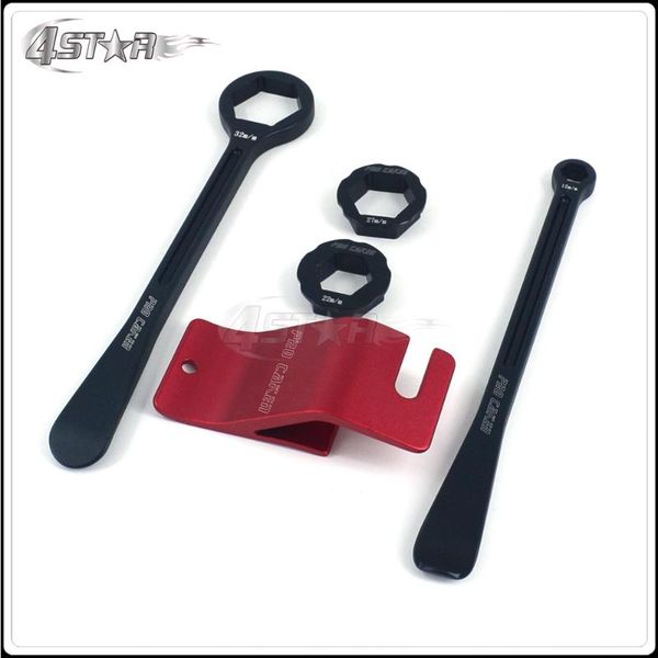 

motorcycle wheels & tires 10mm 12mm 22mm 27mm 32mm aluminum tyre iron set changing tool kit tire lever wrench spanner head bead holder for j