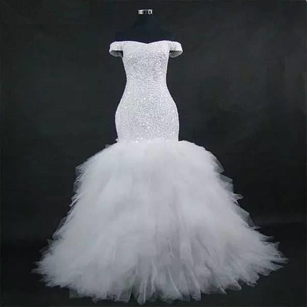

other wedding dresses african off shoulder mermaid dress 2021 the gowns, White
