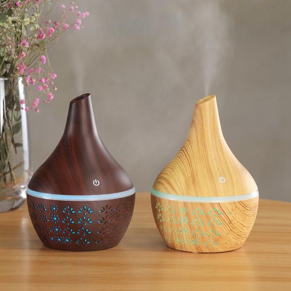 

essential oils diffusers usb humidifier aroma oil diffuser cool mist wood grain air purifier single room humidifiers