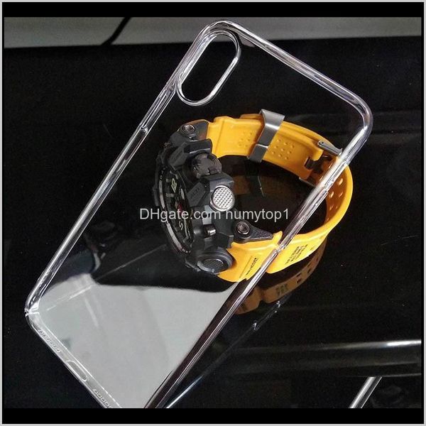 

crystal clear case for iphone 11 pro xs max xr x 6 7 8 transparent pc hard back cover case for samsung s8 s9 plus note 8 9 slim opp hx fgn42
