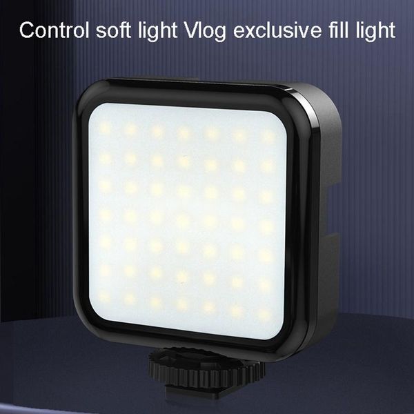 

flash heads jumpflash 6500k led video light with cold shoe mobile phone camera universal rechargeable mini fill