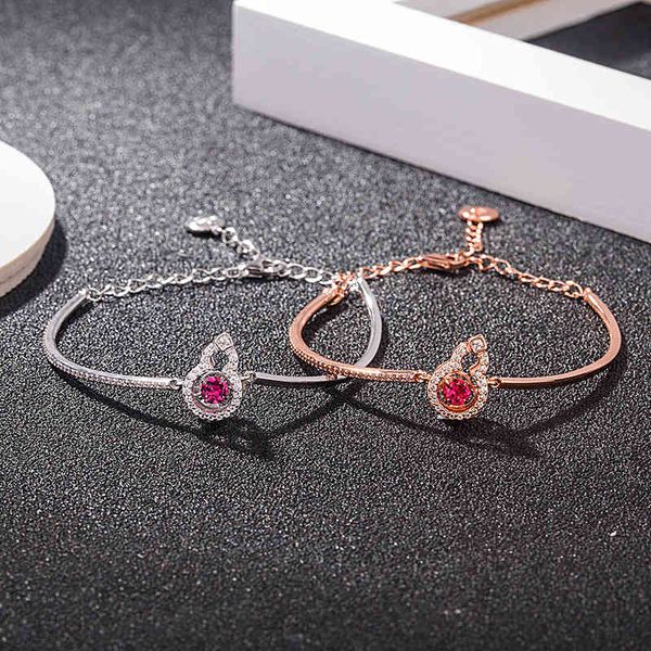 

bangles bracelet 2021 shijiafu to year s925 sterling silver gourd fashion smart, Black