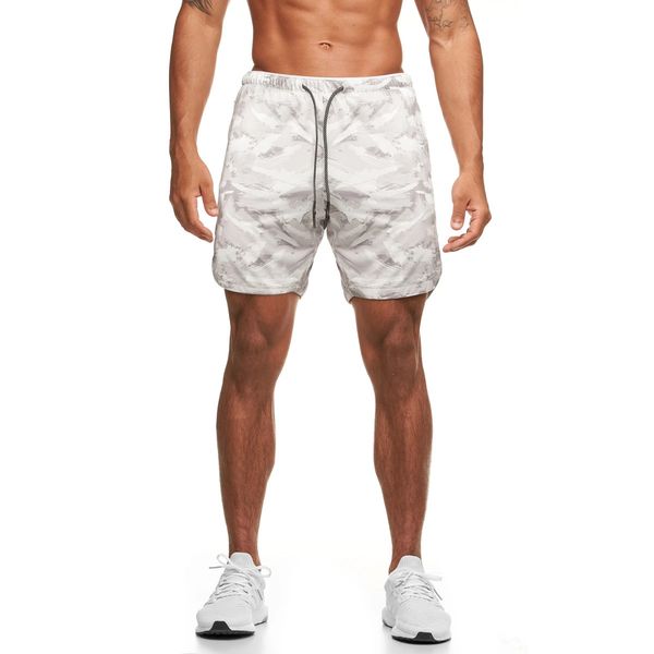 

running shorts man jogging shorts in summer board shorts mesh breathable bermuda short gym short men's beach pants, White;black