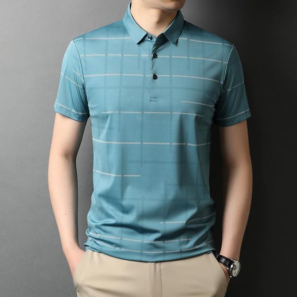 

men's t-shirts brand business plaid short sleeve -shirt men clothing spring summer arrival casual soft top, White;black