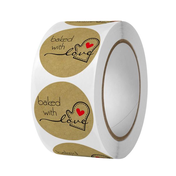 

round stickers labels shopping small shop business sticker 1inch 500 pcs per roll 500 pieces roll wholesale bulk 1222224