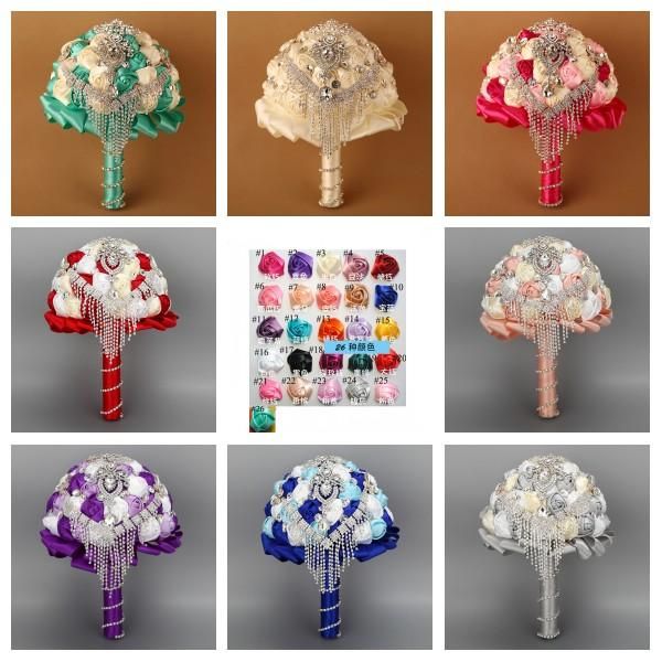 

wedding flowers wedding jewelry bridal brooch bouquet pearls rhinestone crystal home party decorations silk flowers
