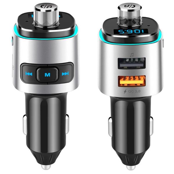 

& mp4 players fm transmitter bluetooth car kit mp3 player dual usb qc 3.0 fast charge for phone tf card modulator hands-call