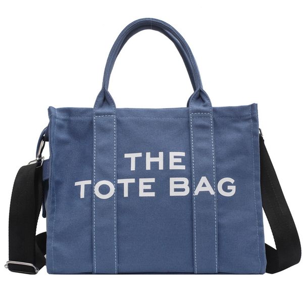 

sublimation large capacity canvas tote shoulder bag letter printed crossbody bags for women casual cloth womens handbag big shopper bags