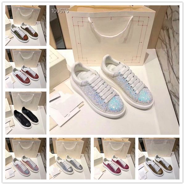 

spring new shiny glitter low cut round head deep mouth lace casual womens shoes couple white shoes