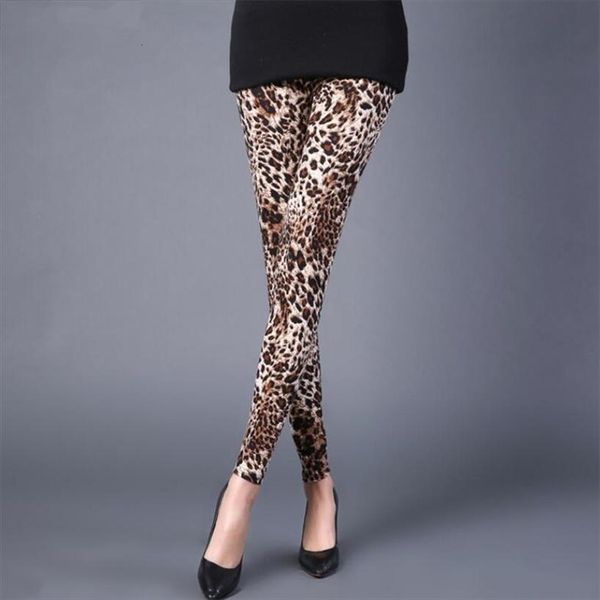 

fitness clothing leopard sportswear womens leggings activewear pants printing high waist, Black