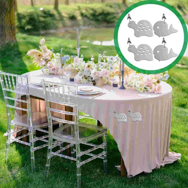 

table cloth 4pcs animal shape pendant tablecloth clips antiskid cover fixing