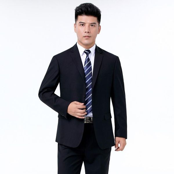 

hippingthe new during the spring and autumn 2021 middle-aged men's business casual men's suit wool career suits, Gray
