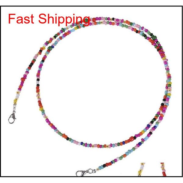 

mask anti-slip rope eyewear chain fashion accessories multifunction colorful eyewear mask hanging chain bead masks qylvty bdehome, Silver