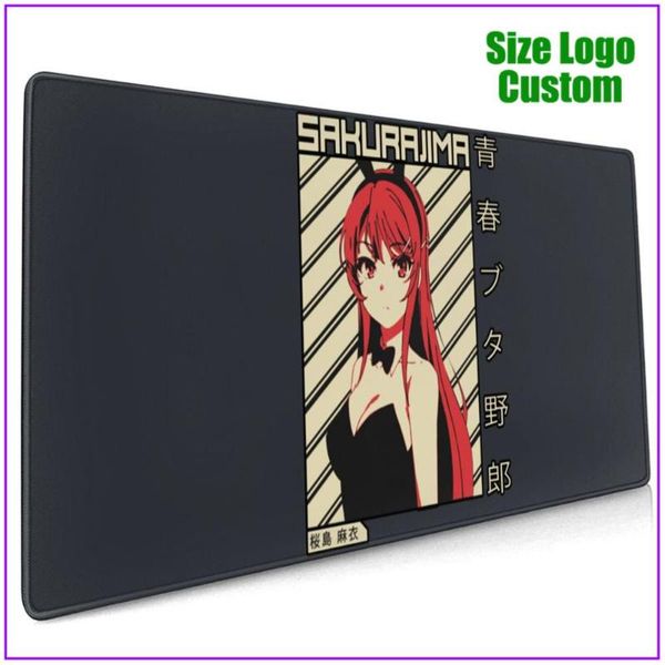 

mouse pads & wrist rests girl sepai anime extended extra large big gaming pad with support gel alfombrilla escritorio pc gamer complet