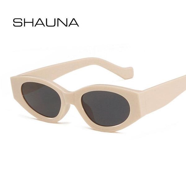 

sunglasses shauna ins small cat eye retro 90s shades uv400, White;black