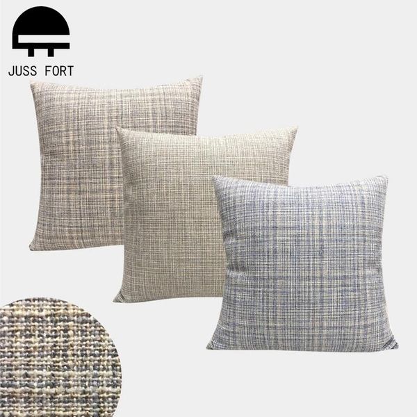 

cushion/decorative pillow modern simple cushion cover 45x45cm home decorative throw covers linen plain pillows case for sofa office car