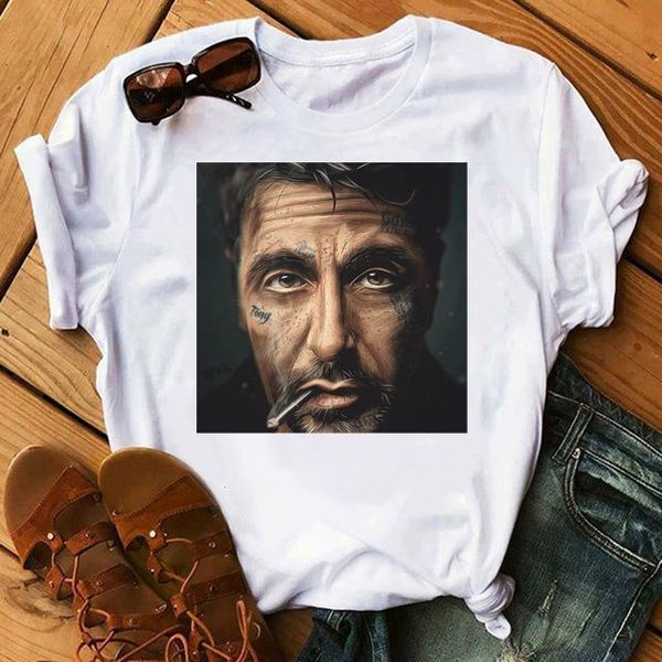 

women tshirts cartoon graphic pinted shirts summer female tees 90s ulzzang ladies tshirt clothes t-shirt short sleeve, White