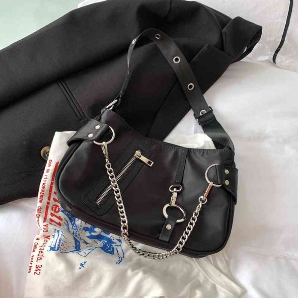 

minority design spring armpit 2020 new versatile canvas single shoulder bag chain portable staff bag