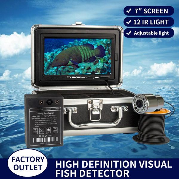 

wf13plus portable fish finder camera underwater fishing camera 1200tvl infrared led waterproof for lake sea boat kayak