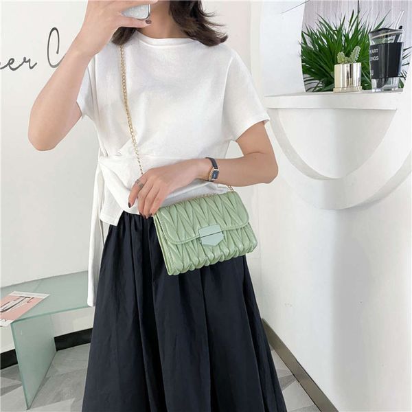 

hbp texture small 2021 new fashion cross-linked foreign temperament student chain fairy bag