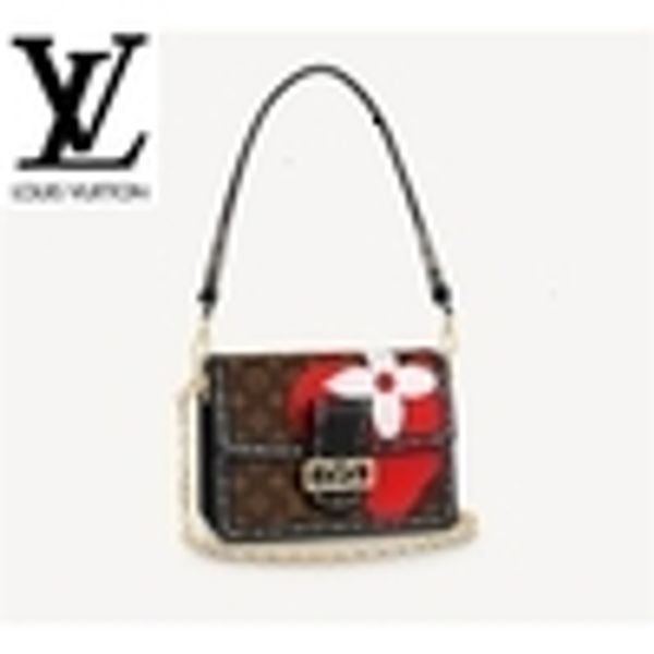 

m57448 dauphine medium handbag women handbags bags handles shoulder bags totes evening cross body bag, Red;black