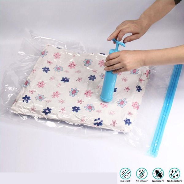 

storage bags 1pcs vacuum clothes bag transparent home dormitory closet wardrobe organizer