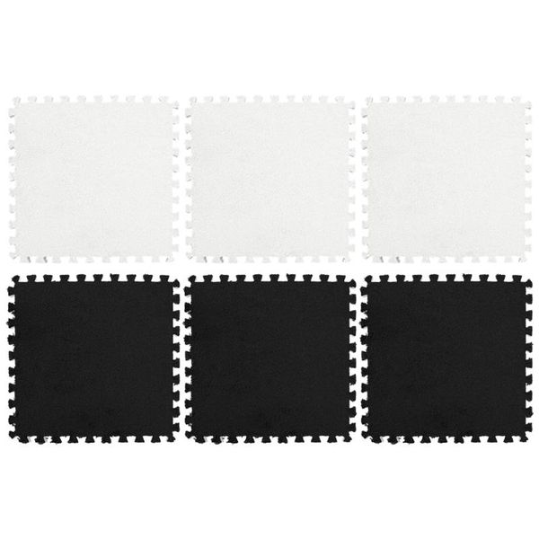

carpets 6pcs household patchwork floor mats protective cushion splicing rugs for bedroom