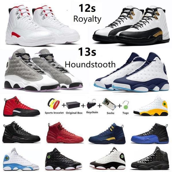 

jumpman 12 twist 13 mens basketball shoes red flint 13s university gold 12s reverse flu game men glitter dark grey cap gown bred trainers sp, Black