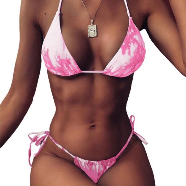 

personality fashion pattern bikini party carnival beach split swimwear trend european and american style female swimsuit