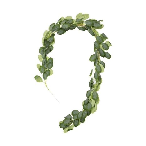 

1pcs artificial eucalyptus willow leaf rattan home wedding decor green eucalyptus garland leaves vine fake vines rattan plants