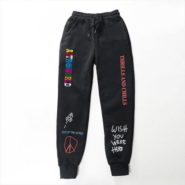 

quality fleece trousers letter printed women pants jogging hip hop streetwear sweatpants s 2xl, Black