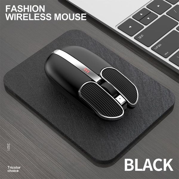 

mice x1s wired wireless mouse battery level visible silent click 2400 dpi adjustable rechargeable pebble optical for laptop