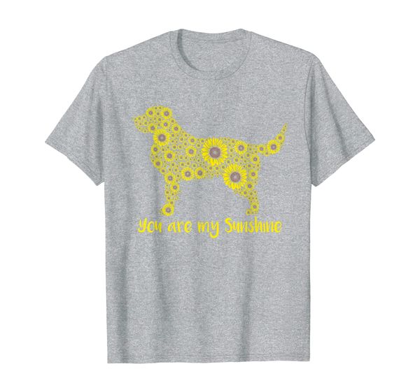

you are my sunshine sunflower golden retriever mom shirt t-shirt, White;black