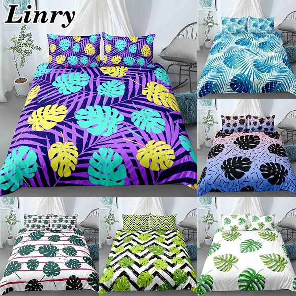 

bedding sets bohemia leaf home textile duvet cover pillowcase 2/3pcs single twin king  size comforter set