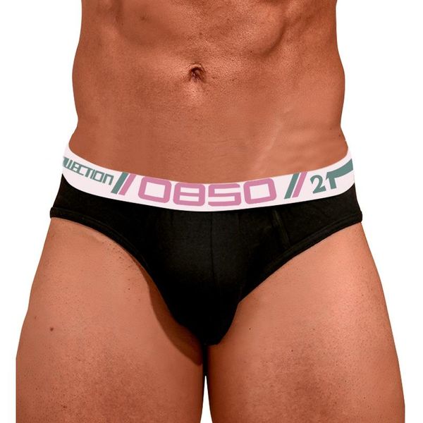 

underpants cotton men briefs gay underwear men's panties low waist mens bikini underware slip homme breathable bs3107, Black;white
