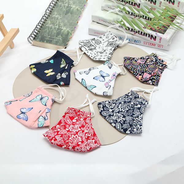 

washable cotton printed face dust warm ear mask adjustable