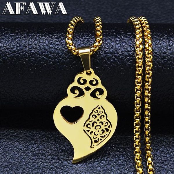 

pendant necklaces stainless steel heart chain necklace gold color pendants jewlery collier ras de cou n1109s02, Silver