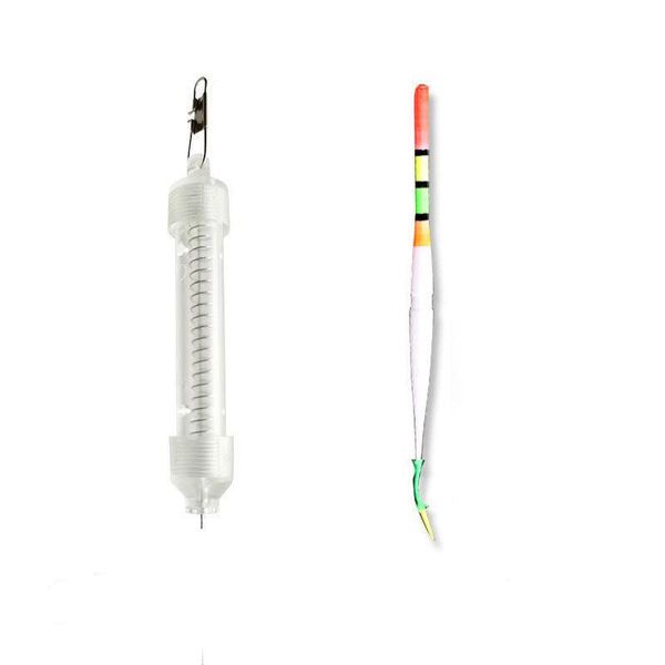 

automatic fishing tool set plastic hook trigger spring fishing hook two-in-one bait bite trigger fish automatic pesca