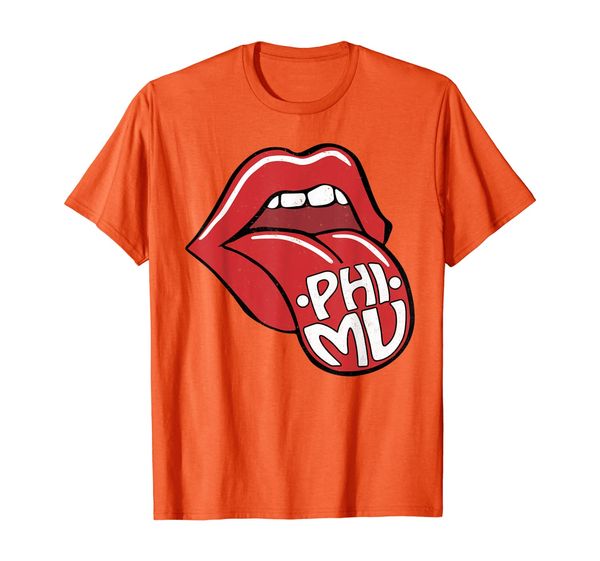 

phi-mu sorority retro vintage greek t-shirt, White;black