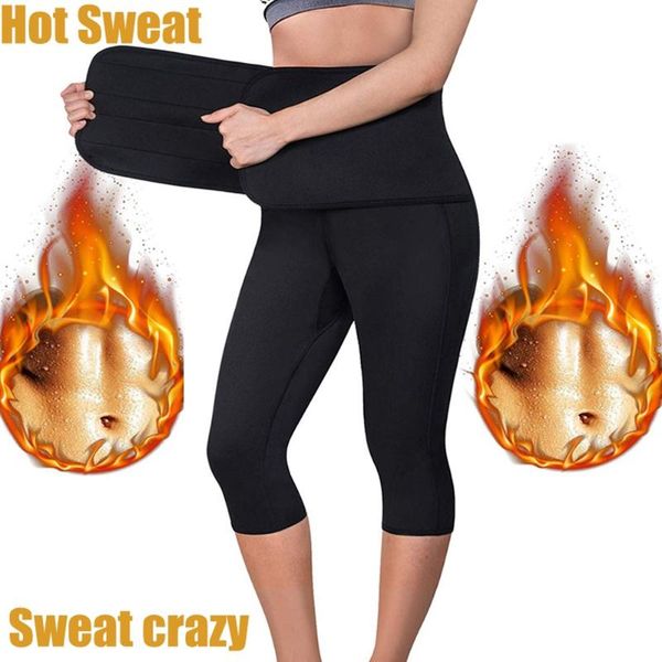

waist shaper sweating pants strong tummy control sport fitness waist trainer slimming short neoprene shapewear legs slimmer, White;red