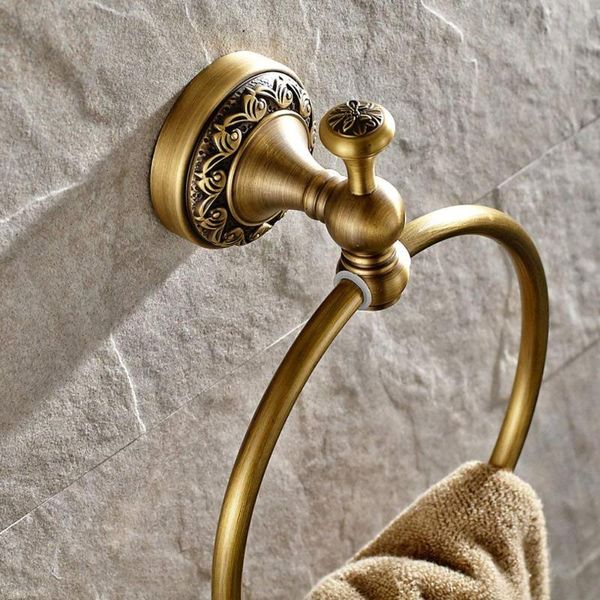 

towel rings luxury gold ring holder bath bar bathroom accessories home decoration useful