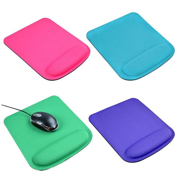 

mouse pads & wrist rests arrivals thicken pad soft comfort support optical trackball pc mousepad mat game computer 8 colors