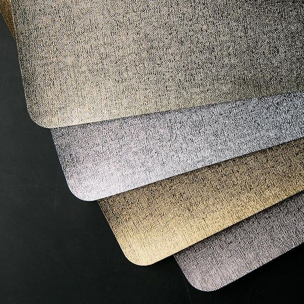 

mats & pads luxury pvc placemat table mat heat insulation non-slip placemats dish bowl mugs washable pad tableware 1pcs