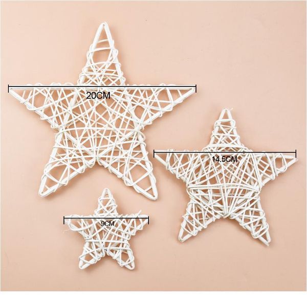

10/15/20cm tree root vine christmas star wreath home decoration accessories wedding background diy artificial plants w jlldlp