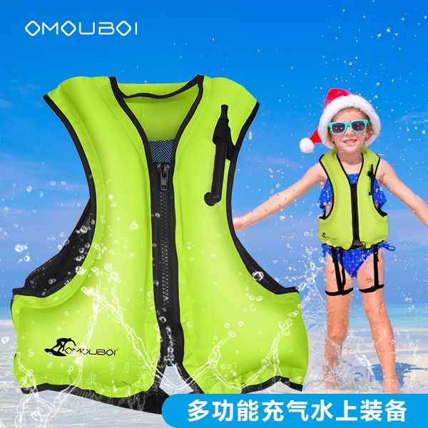 

buoyancy life jacket straight children's vest surfing drifting swimming aids, White;black