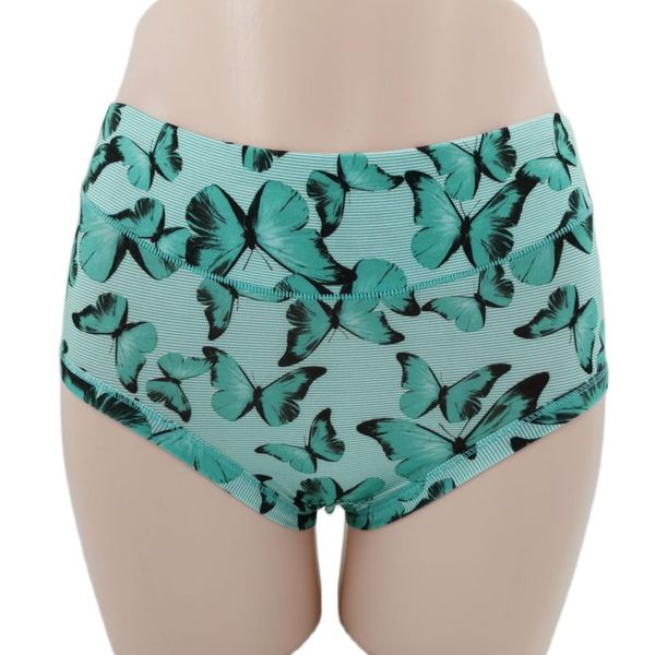 

women's panties for women shorts underpants ladies' briefs 3d butterfly striped printing lingerie female panti underwear, Black;pink