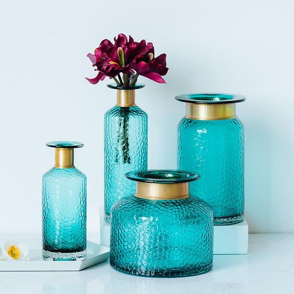 

vases modern vase transparent flower arrangement hydroponic creative nordic home living room dining table dried decoration