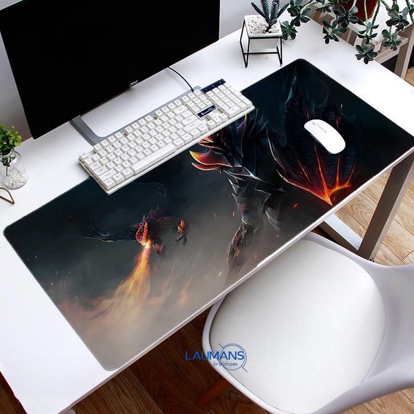 

mouse pads & wrist rests anime mat dota2 gaming pad gamer mousepad speed version