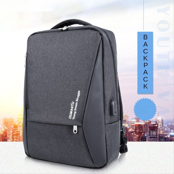 

waterproof nylon lapbackpacks men 15.6 notebook bags usb charging rucksack casual male business travel backpack mochila